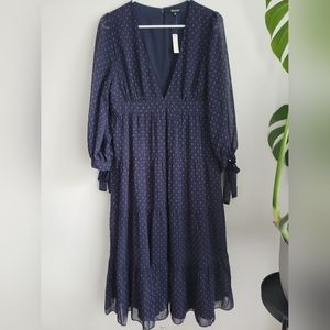 Madewell Tiered Long Sleeve Dress